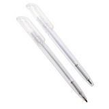 Ручка шариковая Милли, прозрачно-белая